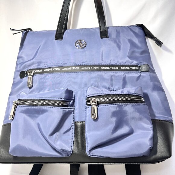 Adrienne Vittadini  Women\'s Back Pack/Purse/Bag-Stella Blue/Black-NWOT-Nylon-Cas main image 11